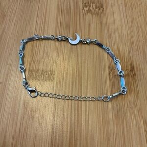 Moon Charm Bracelet, 8 1/2”
